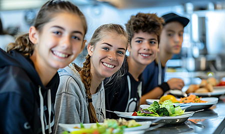 Beleuchtung für Mensa und Cafeteria