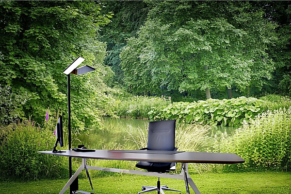 Natürliches Licht im Office mit Sonnenlicht-LED von luxwerk