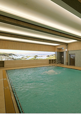 So macht Baden Spaß - blendfreies LED Licht in der Therme