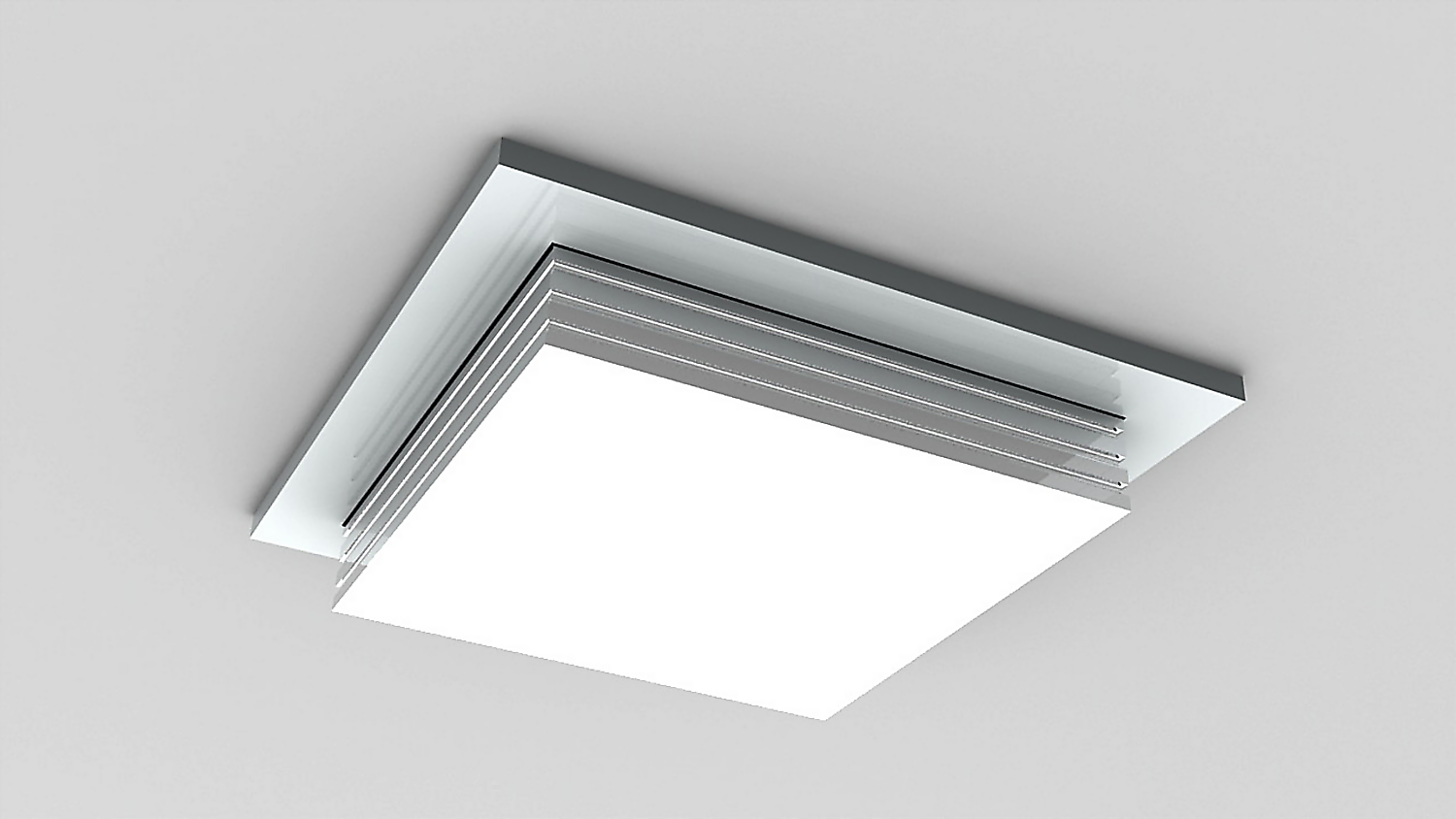 x.light QC - Dekorative quadratisches LED-Downlights mit Acrylglas