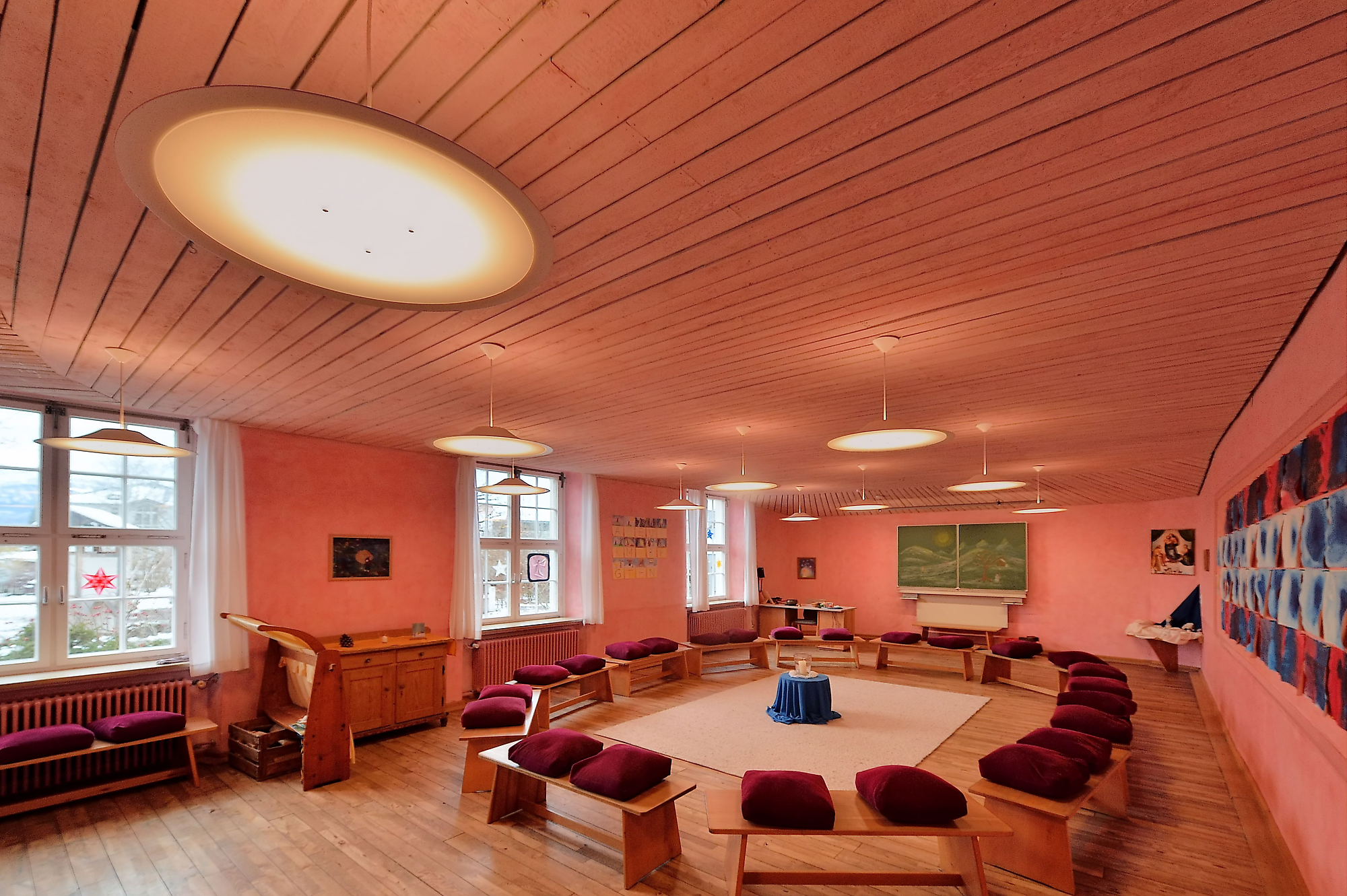 Freie Waldorfschule Prien - Lichttechnische Sanierung der freien Waldorfschule Prien